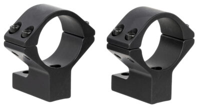 Talley 940759 Scope Mount/Ring Combo  Black Anodized Aluminum 1″ Tube Tikka T1/T1X Medium Rings 0 MOA