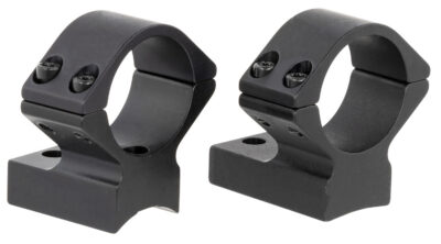 Talley 930706 Scope Mount/Ring Combo  Black Anodized Aluminum 1″ Tube Weatherby Mark V Low Rings Non-Magnum Action 0 MOA