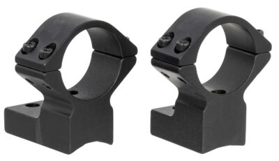 Talley 95X702 Scope Mount/Ring Combo  Black Aluminum 1″ Tube Winchester Model 70 High Rings 0 MOA