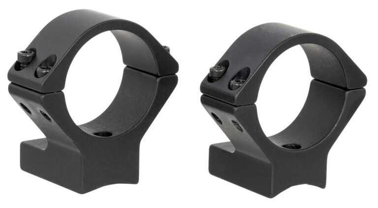 Talley 730702 Scope Mount/Ring Combo  Black Aluminum 30mm Tube Winchester Model 70 Low Rings 0 MOA