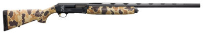 Browning 011431204 Silver Field 12 Gauge 28″ 3.5″ 4+1, Alloy Receiver With Black/Charcoal Bi-Tone Finish, Vintage Tan Camo Synthetic Stock With Textured Gripping Surface