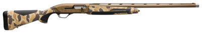 Browning 011739205 Maxus II Wicked Wing 12 Gauge 3.5″ 4+1 (2.75″) 26″ Burnt Bronze Cerakote Barrel/Rec, Vintage Tan Camo Stock w/SoftFlex Cheek Pad & Overmolded Grip Panels
