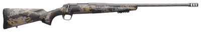 Browning 035540299 X-Bolt Mountain Pro 6.8 Western 3+1 24″ MB Fluted Tungsten Gray Cerakote Accent Graphic Black Carbon Fiber Stock Right Hand (Full Size)