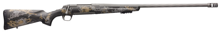 Browning 035541299 X-Bolt Mountain Pro Long Range 6.8 Western 3+1 26" MB Fluted Tungsten Gray Cerakote Accent Graphic Black Carbon Fiber Stock Right Hand (Full Size)