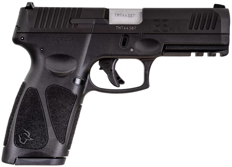 Taurus 1G3B94110 G3 9mm Luger 10+1 4" Barrel, Black Finish Picatinny Rail Frame, Serrated Matte Black Tenifer Steel Slide, Polymer Grip Includes 2 Mags