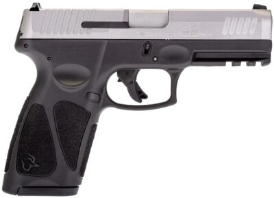 Taurus 1-G3B949-15 G3  Full Size Frame 9mm Luger 15+1 4″ Matte Stainless Steel Barrel, Matte Serrated Stainless Steel Slide, Black Polymer Frame w/Picatinny Rail, Polymer Grip, Right Hand