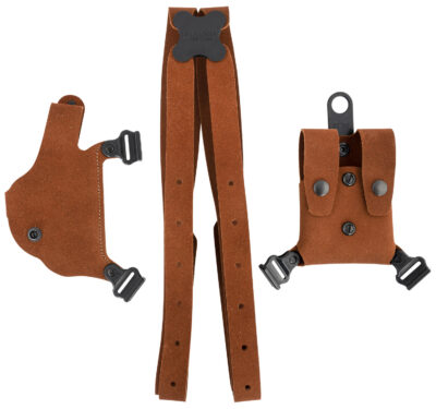 Galco CL2652 Classic Lite 2.0 Shoulder System Size Fits Chest Up To 56″ Natural Leather Shoulder Fits S&W M&P Shield Fits S&W M&P Shield Plus Fits S&W M&P Shield 2.0 Right Hand
