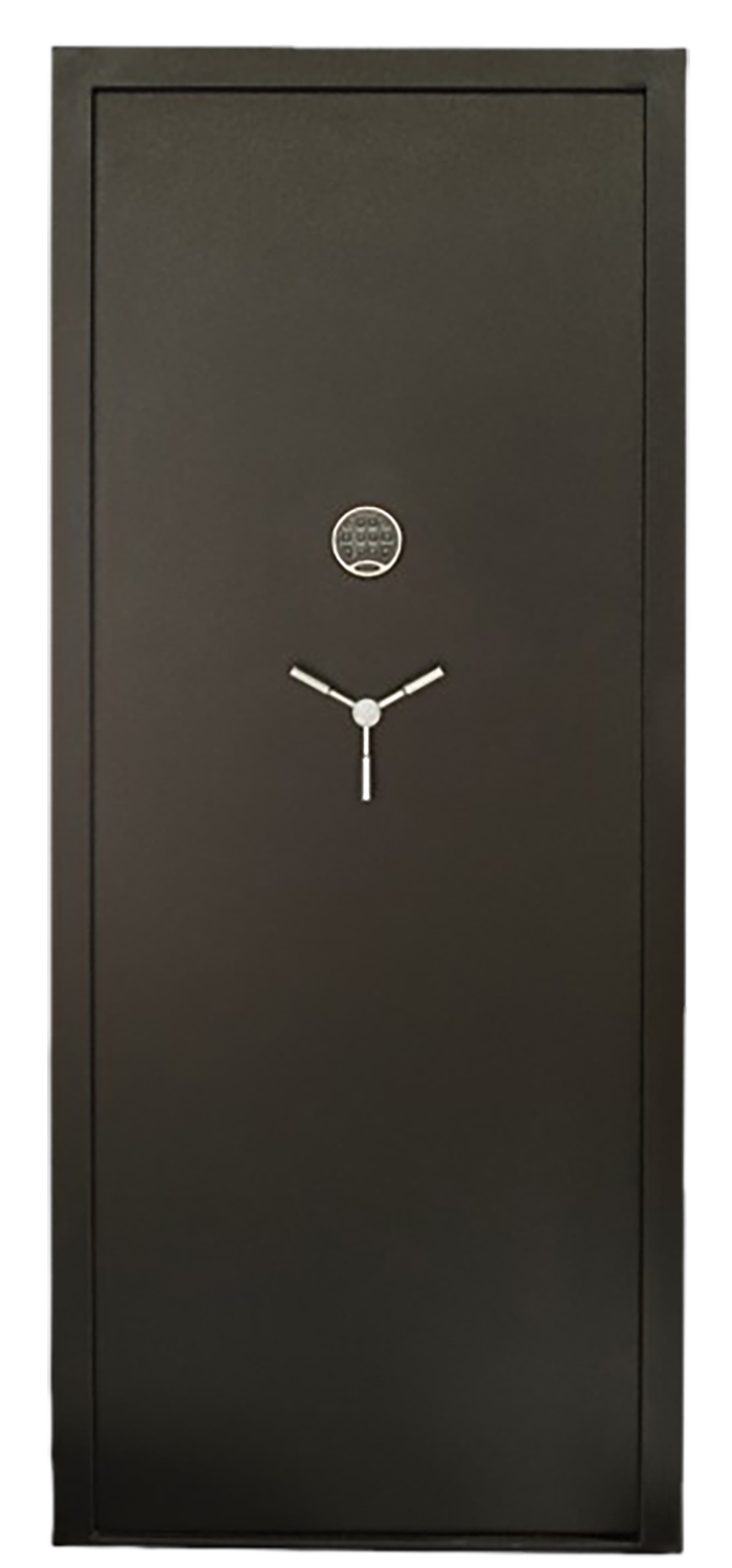 SnapSafe 75415 Vault Door  In-Swing Black 12 Gauge Steel 36.8" W x 81"H Access Code/Key Entry