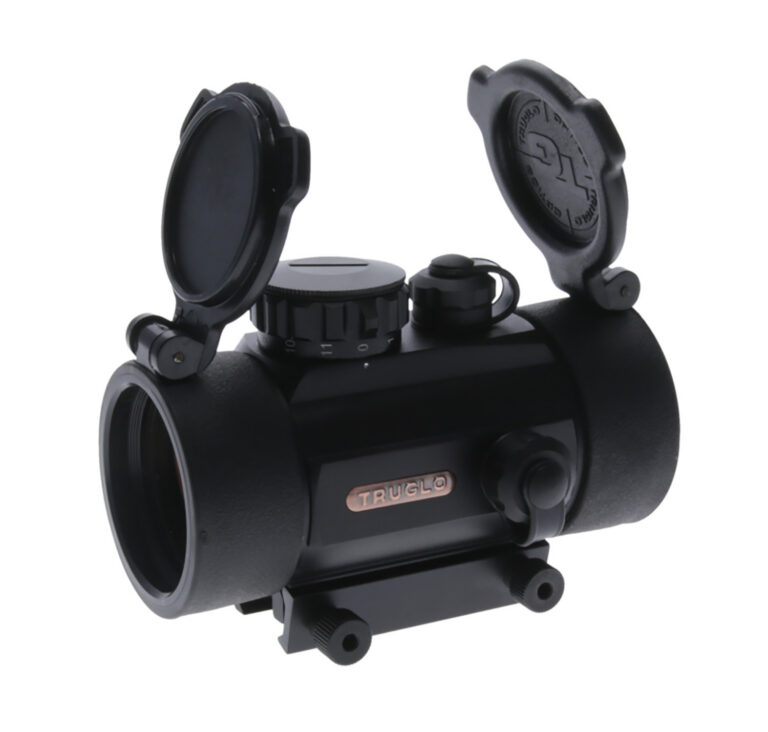 TruGlo TGTG8040B Traditional Anodized Matte Black 1x40mm 5 MOA Red Dot Reticle