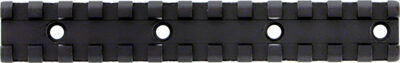 TruGlo TGTG8941A Picatinny Optic Rail  Matte Black Anodized