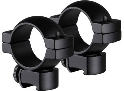TruGlo TGTG8960B2 Lightweight Scope Rings  Matte Black 1″ Medium 2 Screws (1 Per Side)