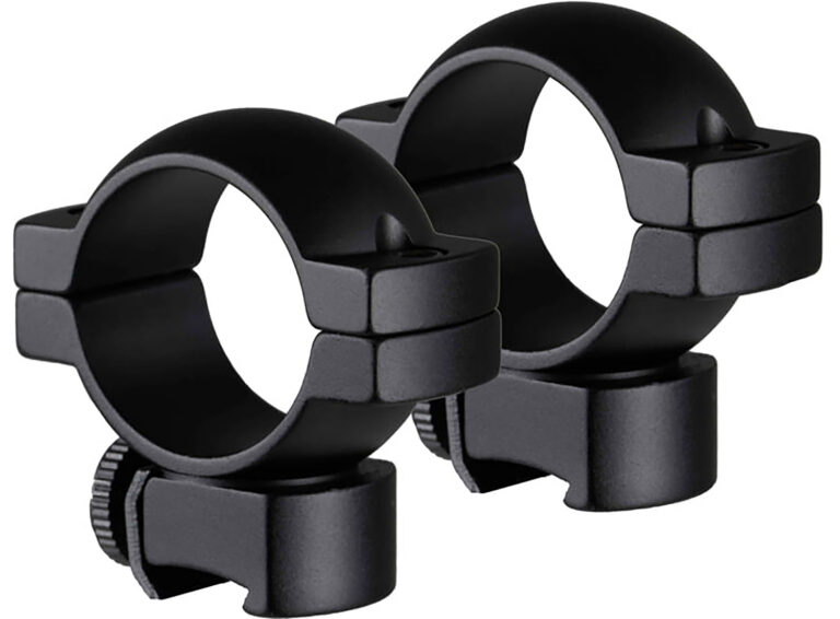 TruGlo TGTG8960B2 Lightweight Scope Rings Matte Black 1" Medium 2 Screws (1 Per Side)