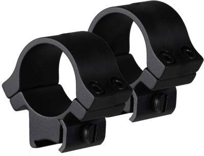TruGlo TGTG8961B3 Lightweight Scope Rings  Matte Black 1″ Medium 4 Screws (2 Per Side)