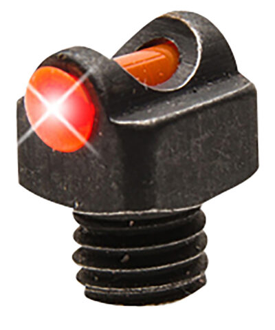 TruGlo TGTG954BR StarBrite Deluxe Bead  Black | Red Fiber Optic Front Sight 3-56″ Threads