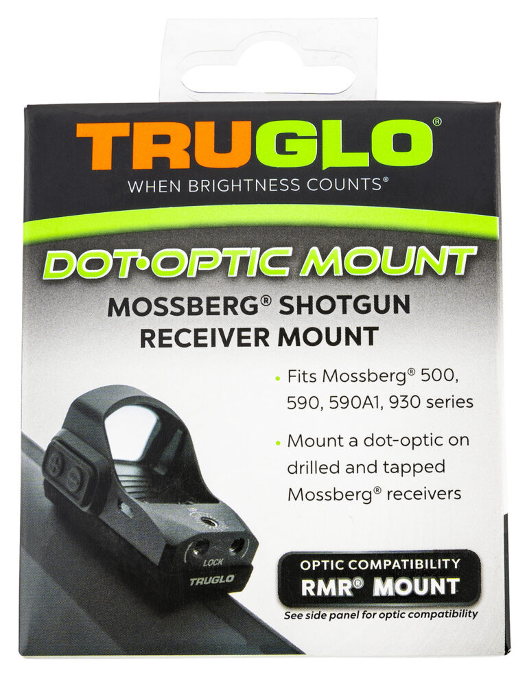 TruGlo TGTG8955M2 Shotgun Receiver Mount Black Mossberg Trijicon RMR