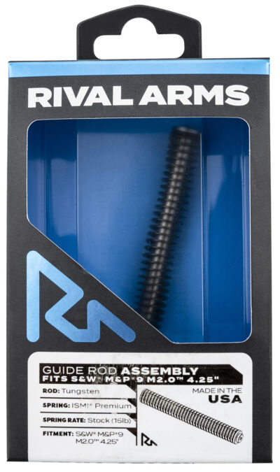 Rival Arms RARA50M201T Guide Rod Assembly Guide Rod Assembly Tungsten for S&W M&P-9 (4.25″)