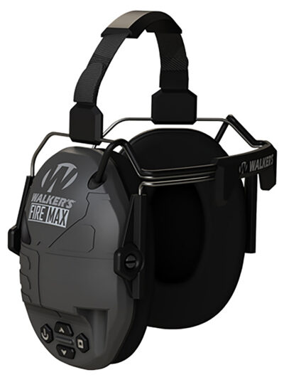Walker’s GWPDFMBTN Firemax Digital BTN Muff Polymer Behind The Neck Black Adult