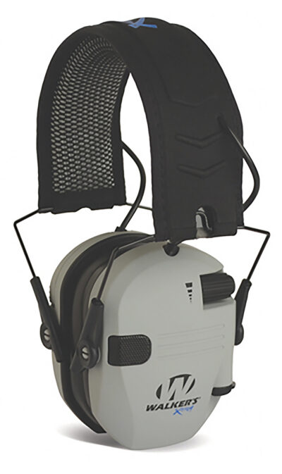 Walker’s WPXDRSEMBTGY Razor X-TRM Digital Electronic Muff 21 dB Over the Head Gray/Black Polymer