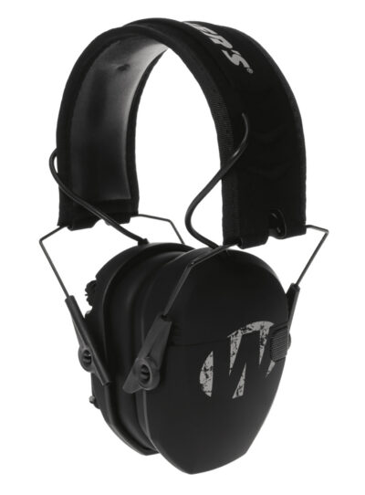 Walker’s GWPRSEMFS Razor Slim Electronic Freedom Muff 23 dB Over the Head Black w/Distressed Walker’s Logo Polymer