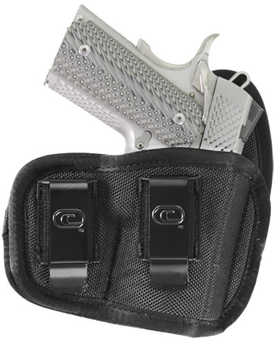 Crossfire Shooting Gear CRFVIGRSA1M1R The Vigor  IWB Size 01 Black Ballistic Nylon Double Belt Clip Fits Micro Fits 1-1.50″ Barrel Right Hand