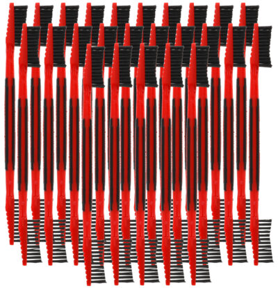 Birchwood Casey NYLBRSH2 Cleaning Brush  Plastic Nylon Bristles Double Ended Tip 25 Pack