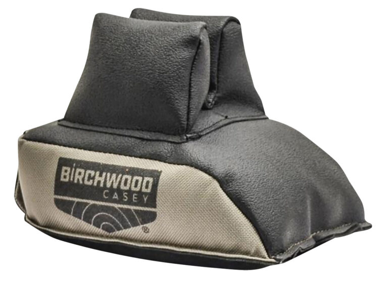 Birchwood Casey URBF Universal Rear Bag Prefilled Tan Polyester Black Leather Top