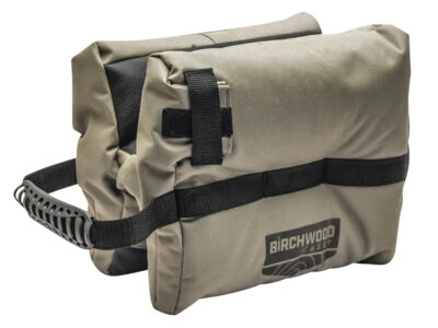 Birchwood Casey TSRB H-Bag Shooting Rest Unfilled Tan Polyester, Self-Tightening Grip, Non-Marring Surface, Integrated Carry Strap 12″ L x 7″ H x 1″ W
