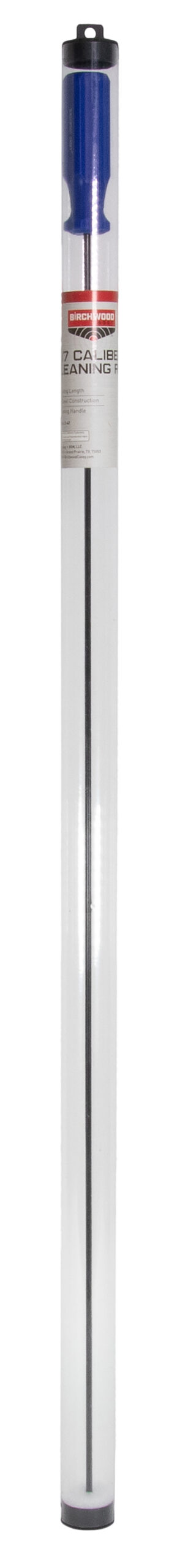 Birchwood Casey 41403 Cleaning Rod Steel 17 Cal Rifle Firearm 33" Long Includes Reusable Storage Tube