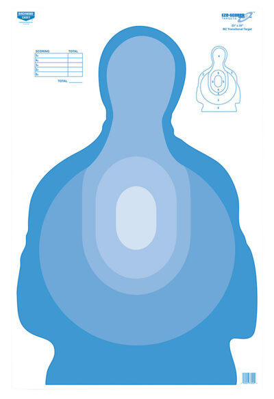 Birchwood Casey 37024 EZE-Scorer  Silhouette Paper Target 23″ x 35″ 100 Per Pkg