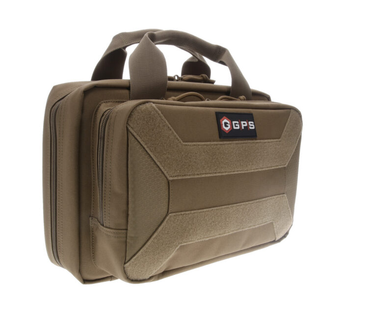 GPS Bags PC15FDE Pistol Case Flat Dark Earth 600D Polyester Holds 1 Handgun