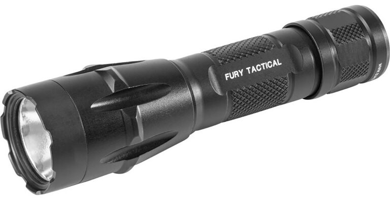 SureFire FURYDFT Fury Dual Fuel Tactical Black Anodized 1,100/1,500 Lumens White LED