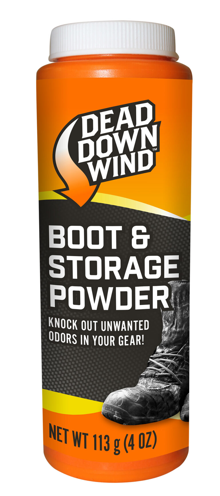 Dead Down Wind 1215N Boot Powder Odor Eliminator Unscented Scent Cornstarch/Talc 4 oz