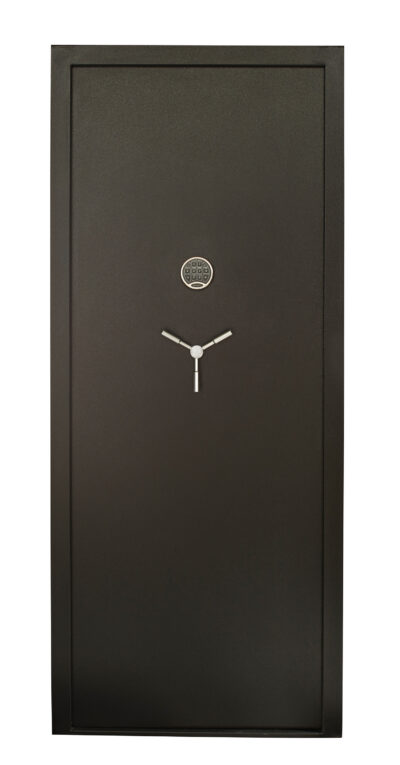 SnapSafe 75416 Vault Door  In-Swing Black 12 Gauge Steel 32.80″W x 81″H Access Code/Key Entry