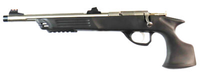 Crickett KSA696 Adult Pistol  22 LR 1rd 10.50″ Stainless Steel Threaded Barrel w/Cap, Williams Fire Sights, Integrated Picatinny Accessory Rail, Synthetic Grip, Rebounding Firing Pin Safety