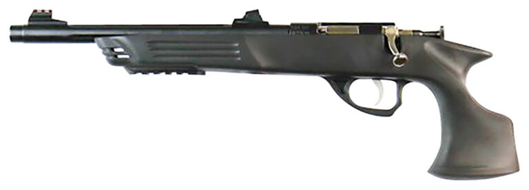 Crickett KSA793 Adult Pistol 22 WMR 1rd Blued Barrel 10.50" Blued Steel Threaded Barrel, Black Synthetic Grips