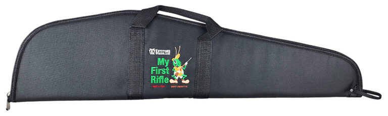 Crickett KSA035 Soft Rifle Case Black w/ White Logo Padded Zipper Closure 33" x 8"