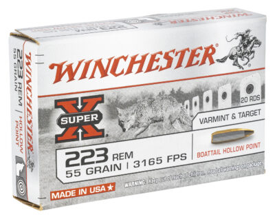 Winchester Super-X Rifle Ammo 223 Rem. 55 gr. BTHP 20 rd.