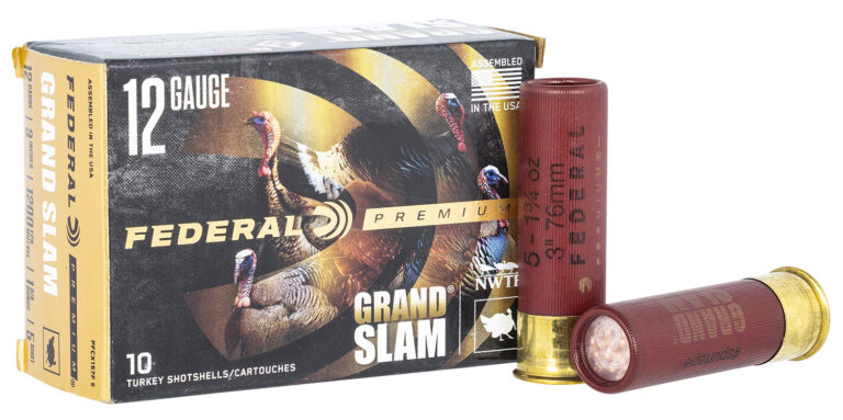 GRAND SLAM 12 GAUGE 3'' #5 SHOT SHOTGUN AMMO GRAND SLAM 12 GAUGE 3'' 1-3/4OZ #5 SHOT 10/BOX