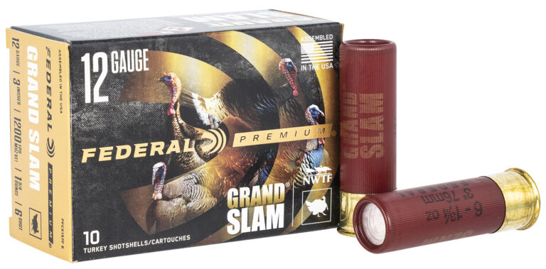 GRAND SLAM 12 GAUGE 3'' #6 SHOT SHOTGUN AMMO GRAND SLAM 12 GAUGE 3'' 1-3/4OZ #6 SHOT 10/BOX