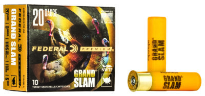GRAND SLAM 20 GAUGE 3” #5 SHOT SHOTGUN AMMO GRAND SLAM 20 GAUGE 3” 1-5/16OZ #5 SHOT 10/BOX