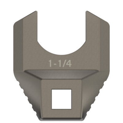 Real Avid AVMF114BNW Master -Fit Barrell Nut Wrench 1 1/4″ Titanium Titanium/Stainless Steel AR-Platform Free-Float Handle