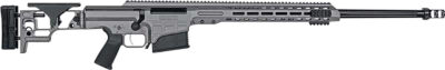Barrett 18486 MRAD  300 Norma Mag 26″ 10+1 Tungsten Gray Cerakote Rec Tungsten Gray Side Folding with Adjustable Comb Stock Black Polymer Grip Right Hand