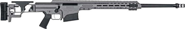 Barrett 18486 MRAD  300 Norma Mag 26" 10+1 Tungsten Gray Cerakote Rec Tungsten Gray Side Folding with Adjustable Comb Stock Black Polymer Grip Right Hand