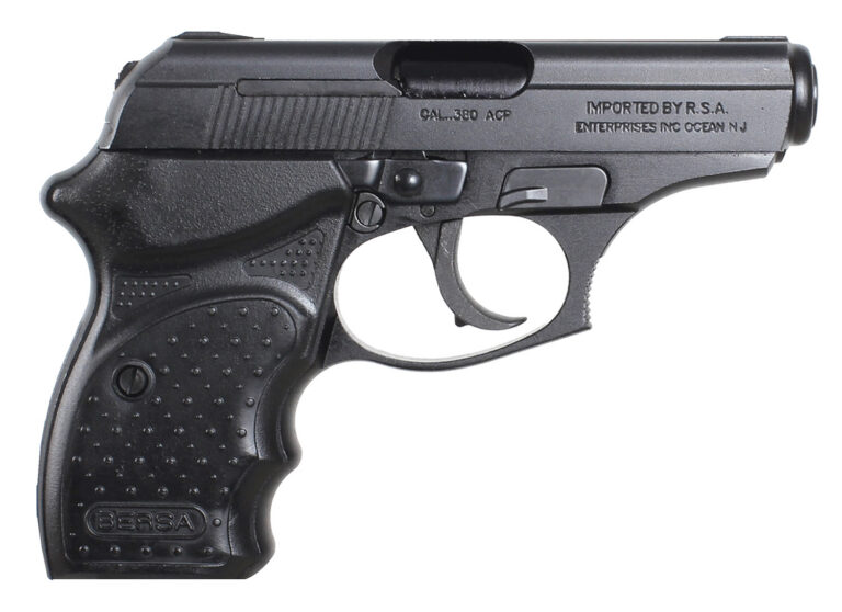 Bersa THUN380MLTCC Thunder Micro-Compact Frame 380 ACP 7+1, 3.50" Black Steel Barrel, Matte Black Serrated Steel Slide & Aluminum Frame
