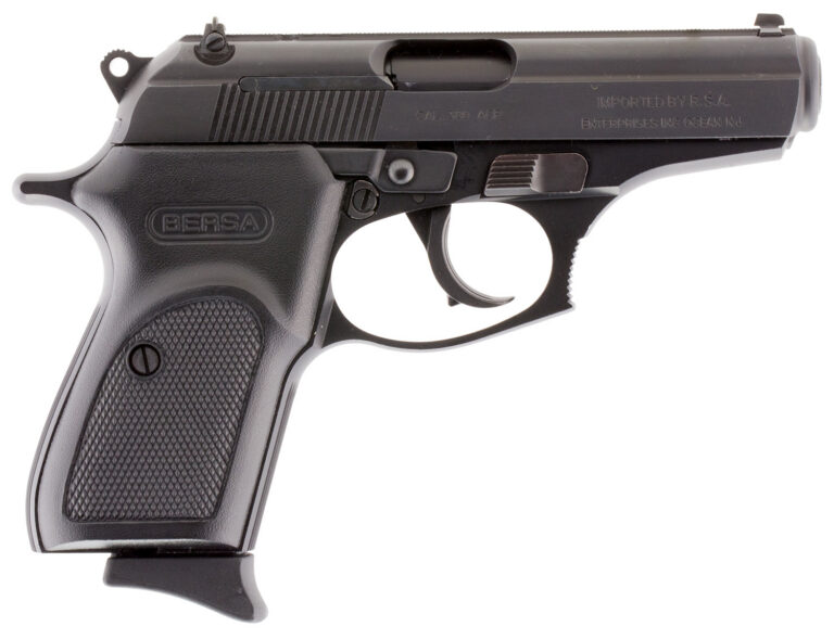 Bersa T380M8 Thunder  Micro-Compact Frame 380 ACP 8+1, 3.50" Black Steel Barrel, Matte Black Serrated Steel Slide & Aluminum Frame