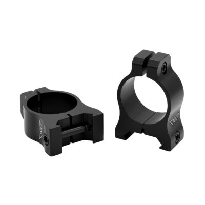 Warne V400M Vapor Scope Ring Set Matte Black Aluminum, 1″ Tube, Low Picatinny/Weaver