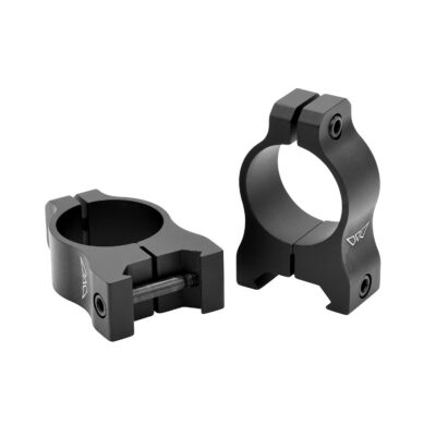 Warne V401M Scope Rings Vapor Matte Black 1″ Medium 0 MOA