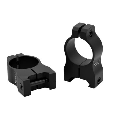 Warne V402M Scope Rings Vapor Matte Black 1″ High 0 MOA