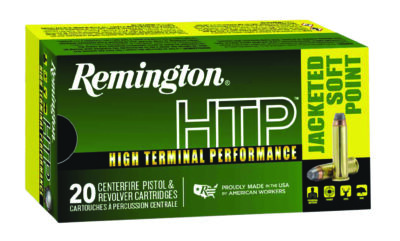 HIGH TERMINAL PERFORMANCE 41 REMINGTON MAGNUM AMMO 41 REMINGTON MAGNUM 210GR JACKETED SOFT POINT HTP 20/BOX