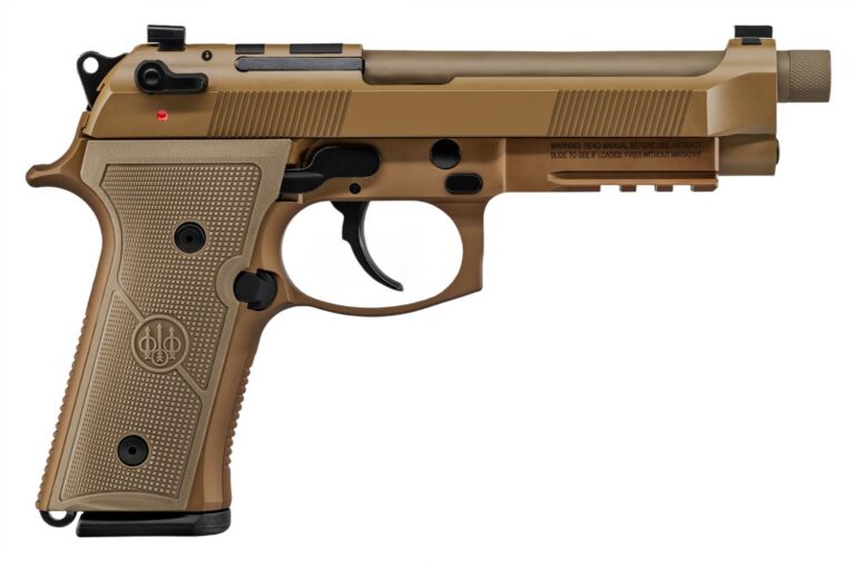 M9A4 G 3-15RD MAG FDE 9mm 15rd 5.20in BBL Dbl/Sngl Cerakote